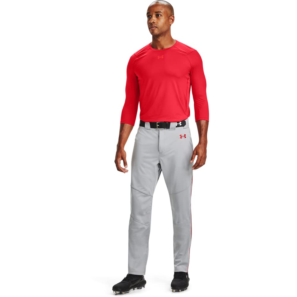 Under Armour Men's IsoChill 3/4 Sleeve Shirt, (600) Red / / Beta, Medium