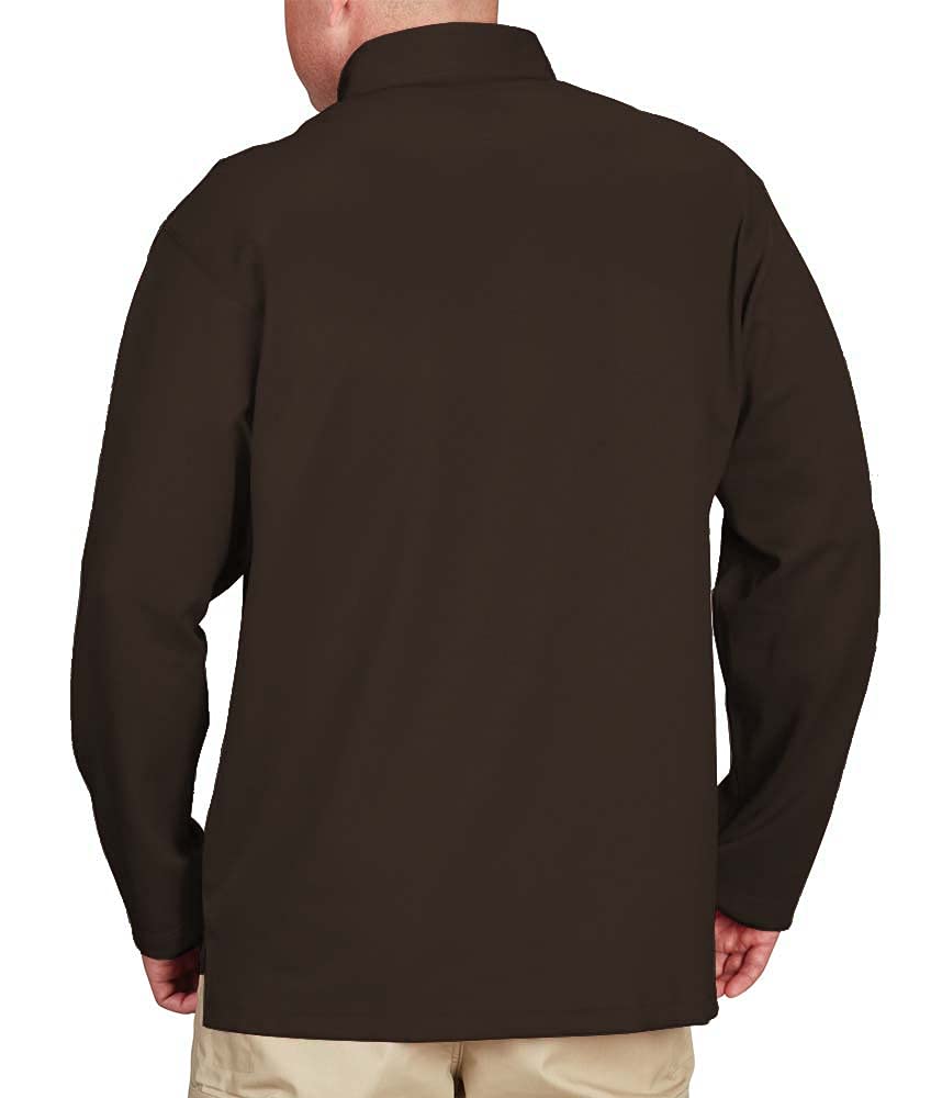 Propper ICE Performance Long Sleeve Men's Polo, Brown, 2X-Large