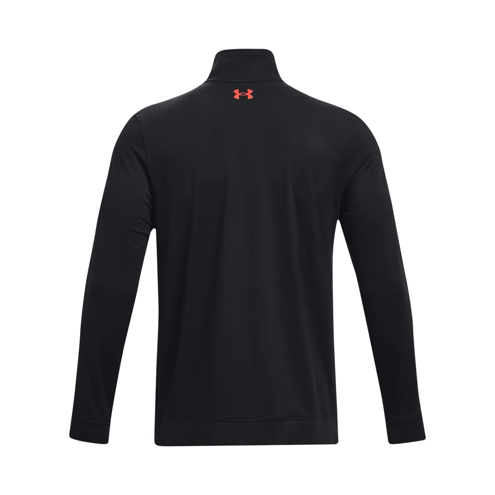 Under Armour Men's Storm Midlayer 1/2 Zip Long-Sleeve T-Shirt, (003) Black/Radio Red/Radio Red, Small