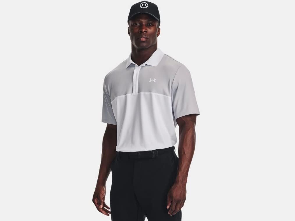 Under Armour Performance 3.0 Colorblock Mens Polo LT