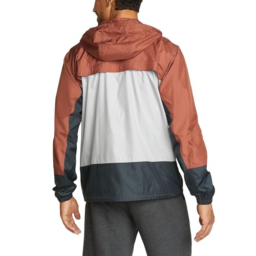 Eddie Bauer Men's Regular Fit Momentum UPF 50+ Hoodie, Cocoa, X-Large