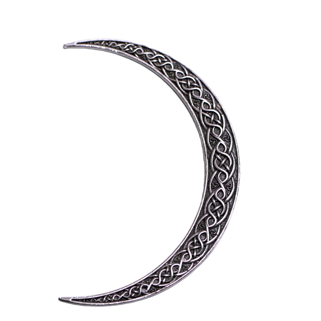 LANGHONG 2PCS Moon Crescent Hairpin For Women Viking Hair Stick Forks Knot Hair Styling Pins (ZZAS)
