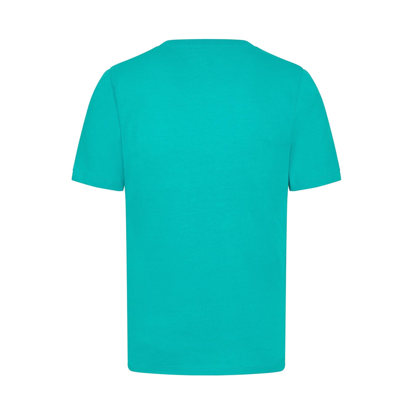 Mercedes AMG Petronas F1 Men's Tshirt with Large 3D Team Logo Execution - Ultra Teal - Size: M