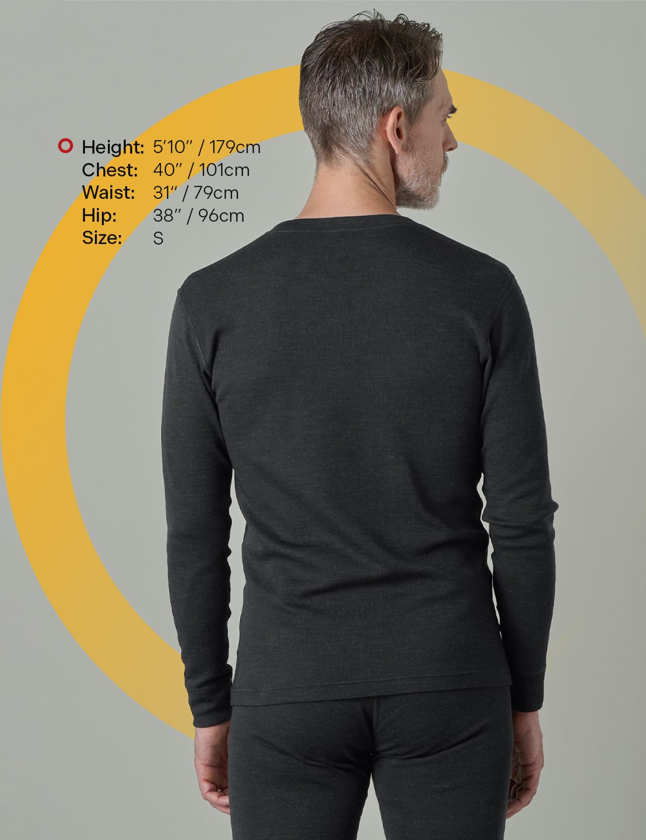 LAPASA Men 100% Merino Wool Shirt Base Layer Lightweight Thermal Top Long Sleeve Hunting Undershirt Warm Soft Long John M29 X-Large Top: Dark Heather Grey