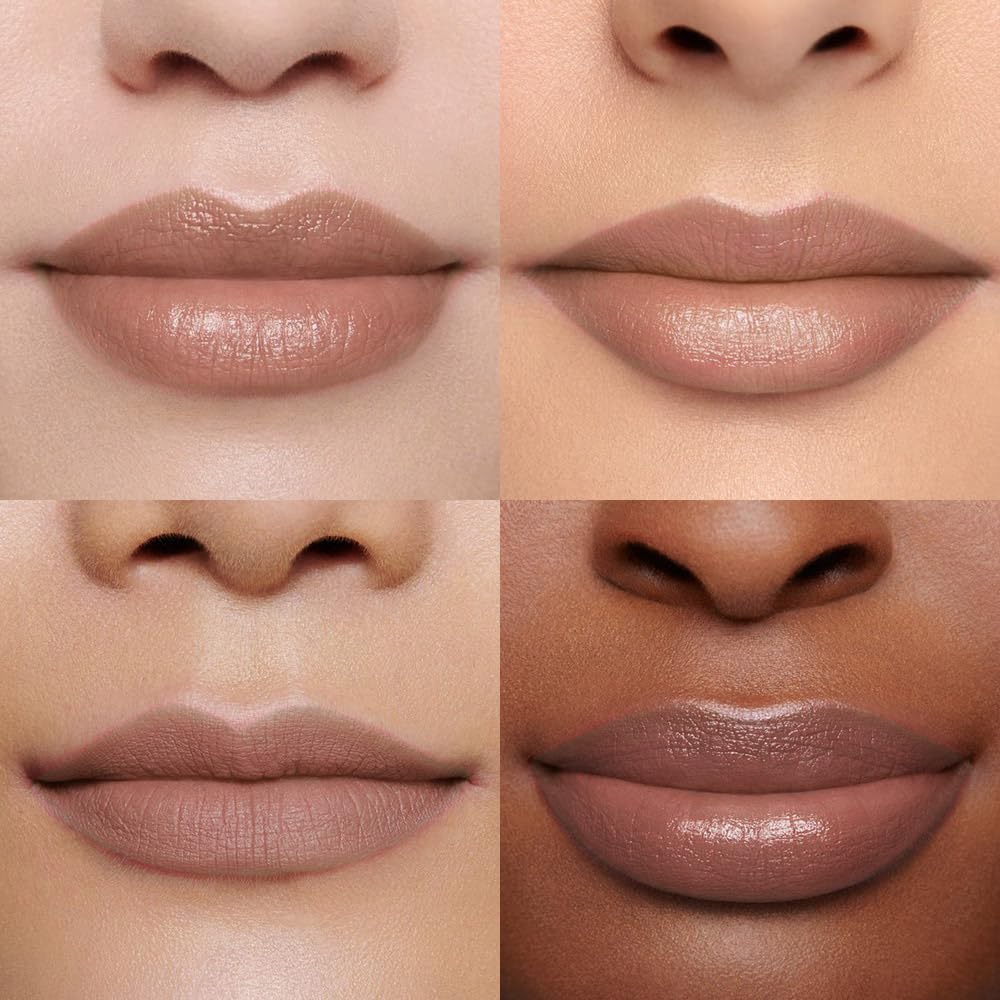 evpct Lip Tains Peel off, Peel off Lip Liner Tattoo Lip Stain Tint Gloss Marker Makeup, Long Lasting Waterproof 24 Hours Matte Finish Transfer-proof Pigmented Color Stay Lipsticks, 145 Brown