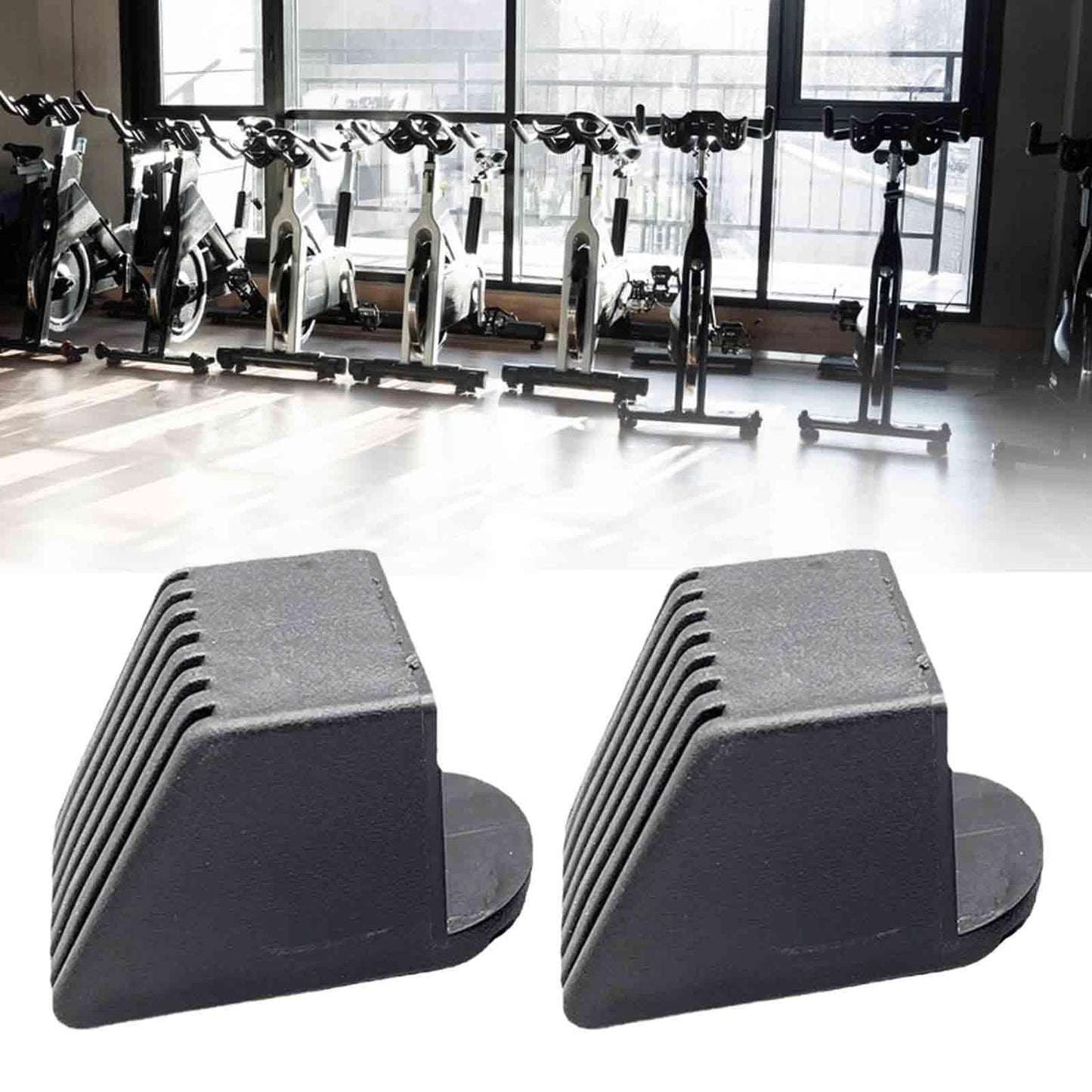 Generic 2 Pieces Fitness Equipment End Cap Gym Equipment Fitness Accessories Floor Protectors Replacement Workout Square End Cap, 40x40mm, Optional