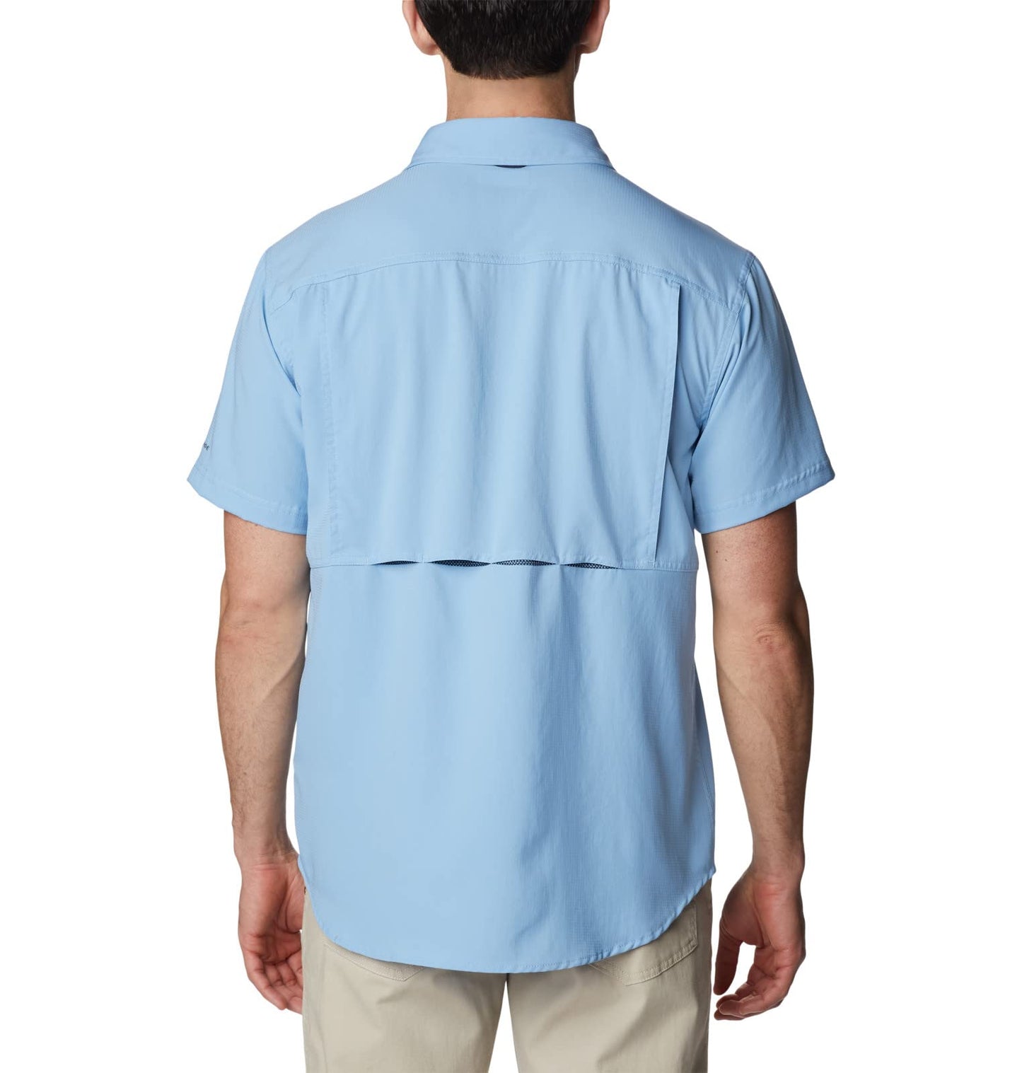 Columbia Men's Silver Ridge Utility Lite Short Sleeve, Jet Stream, Large Tall