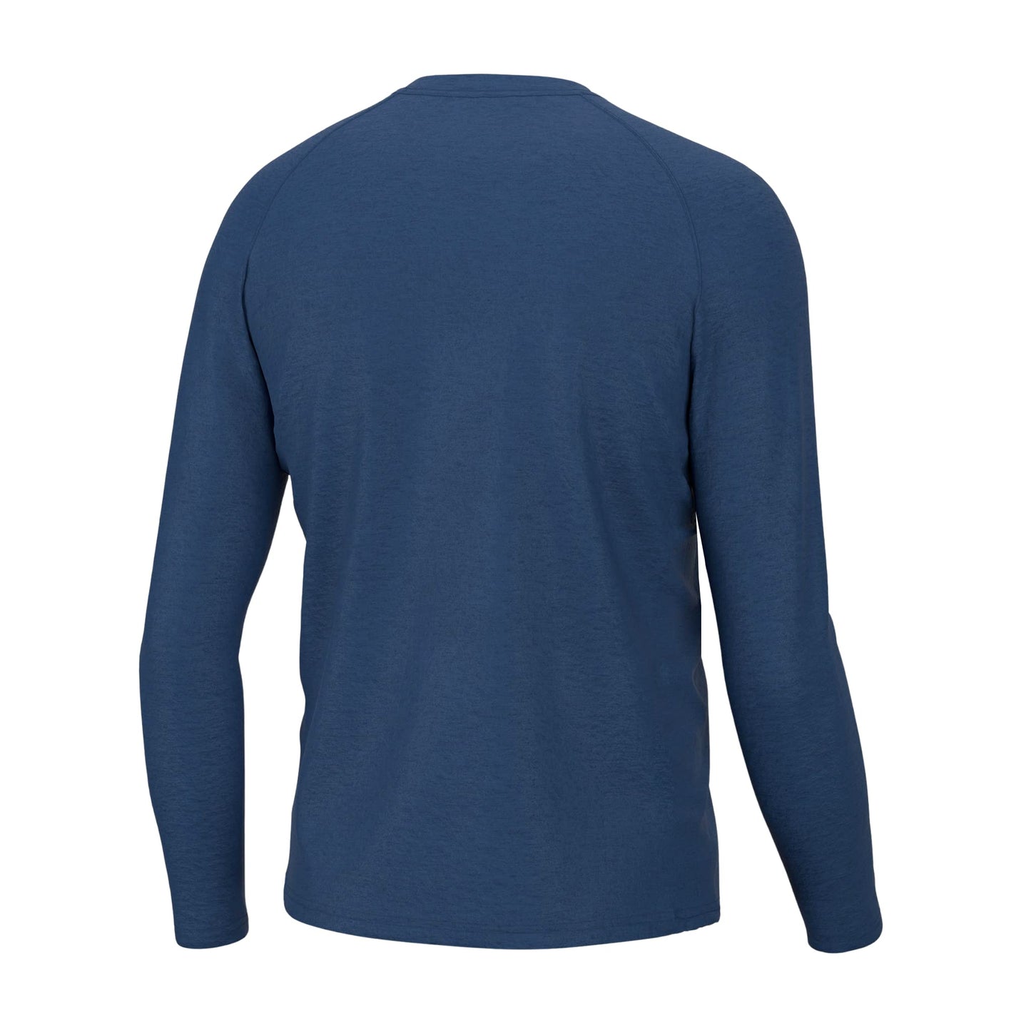 HUK Standard Waypoint Long Sleeve Shirt, Performance Fishing Tee for Men, Set Sail, Medium