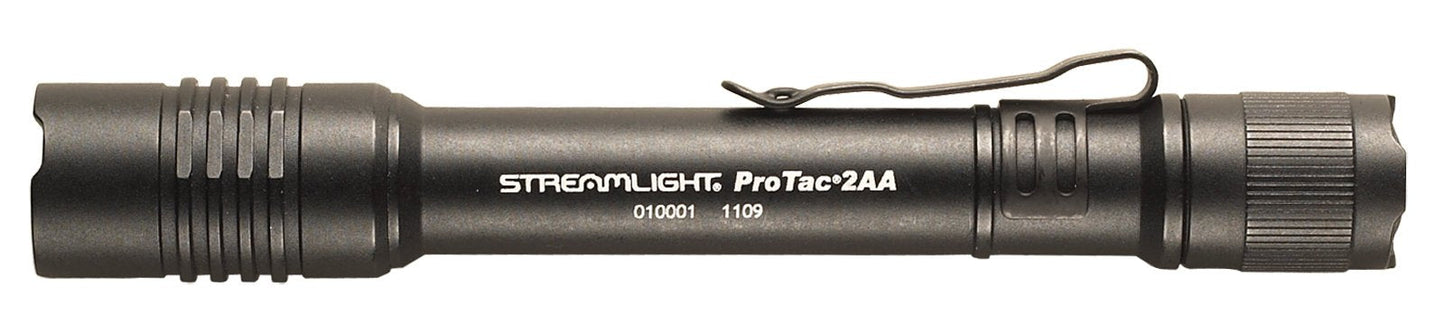 Streamlight 88033 ProTac 2AA-X 270-Lumen Rechargeable Multi-Fuel Personal Carry Tactical Flashlight, Black