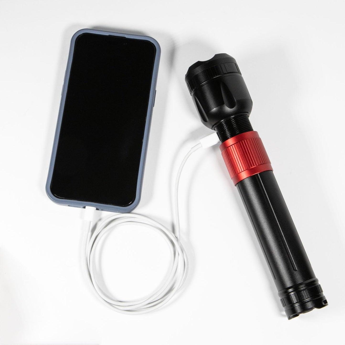 Dorcy 41-4328 2,000-Lumen USB Rechargeable Flashlight with Powerbank, Black