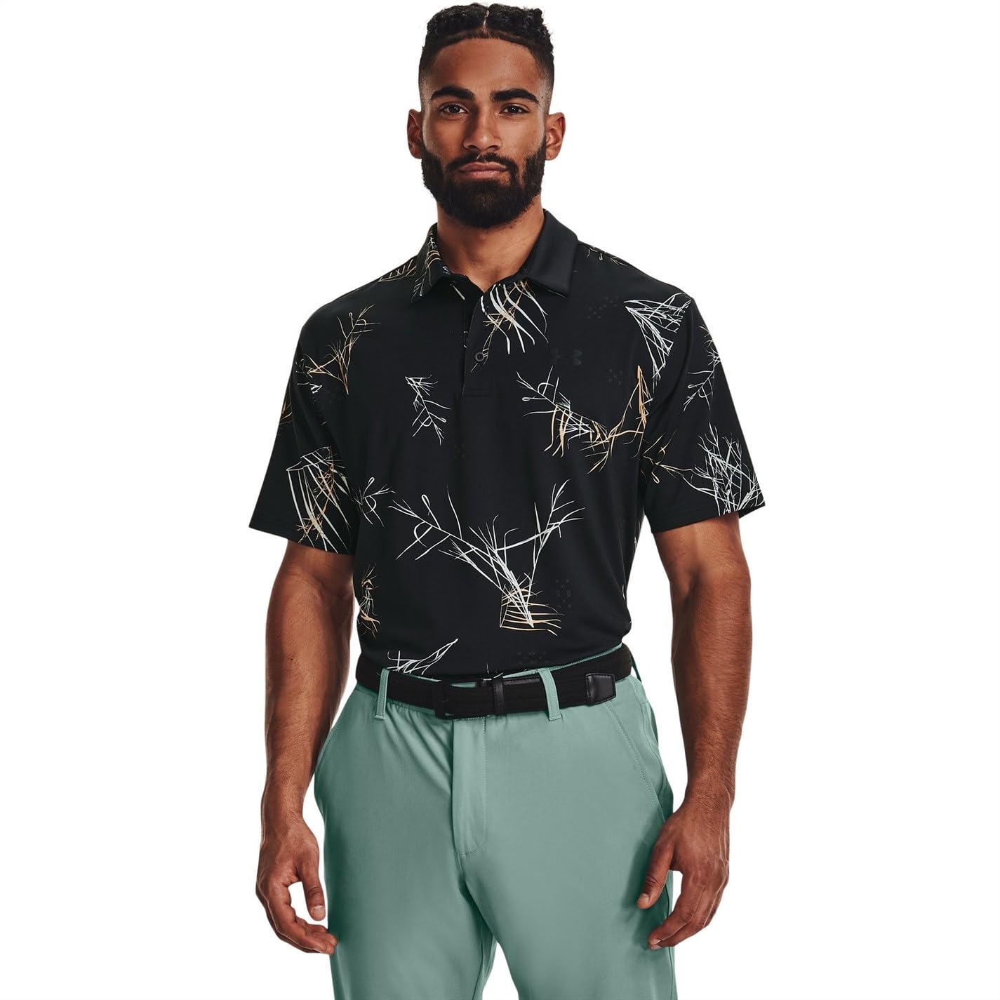 Under Armour Mens Playoff 2.0 Golf Polo, (052) Black / / Black, X-Small