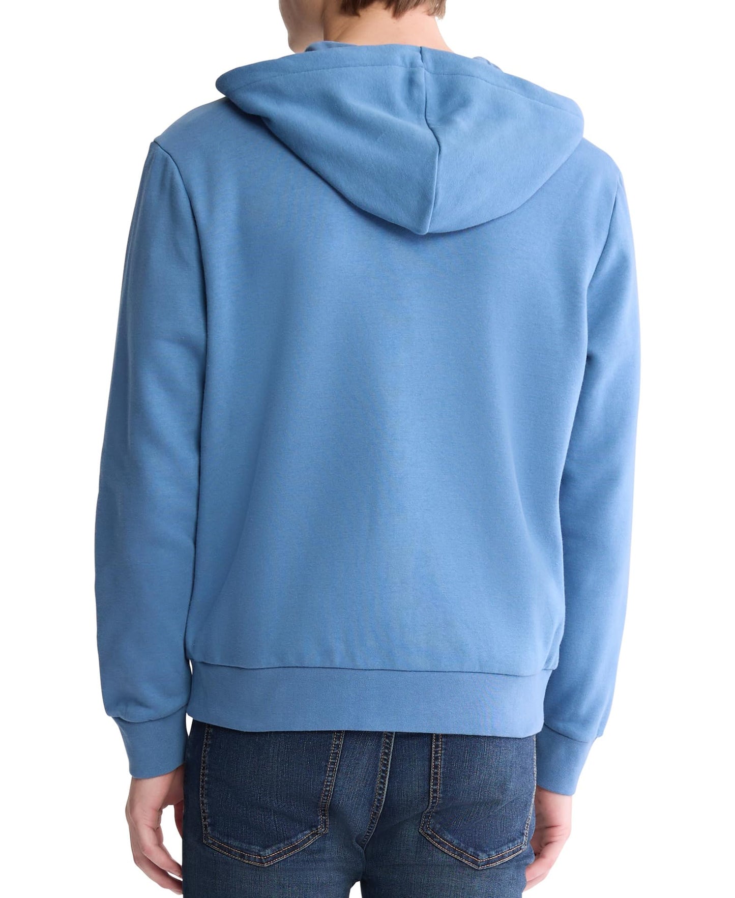 Calvin Klein Men's Relaxed Fit Archive Logo Fleece Full Zip Hoodie