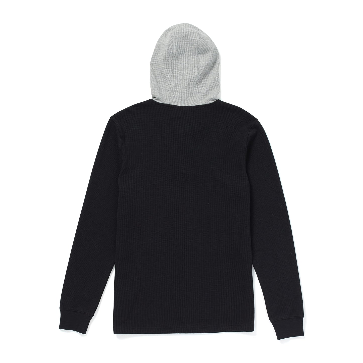 Volcom Men's Murphy Long Sleeve Hooded Thermal Shirt, New Black