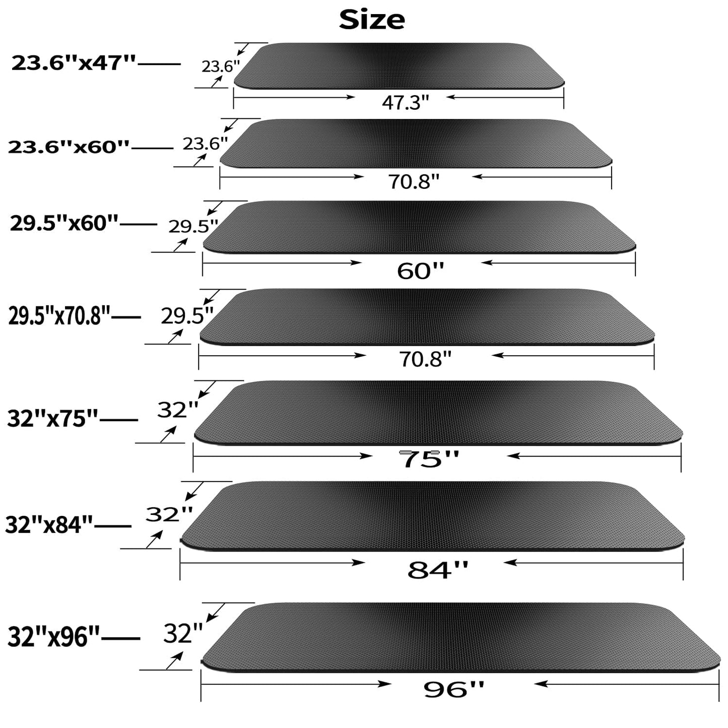 Large Exercise Equipment Mat,Bike Mat Compatible with Peloton Bike Elliptical Treadmill Mat,Under Exercise Bike Trainer Mat Pad for Stationary Indoor Spin Bike,Hardwood Floor Carpet Gym Equipment