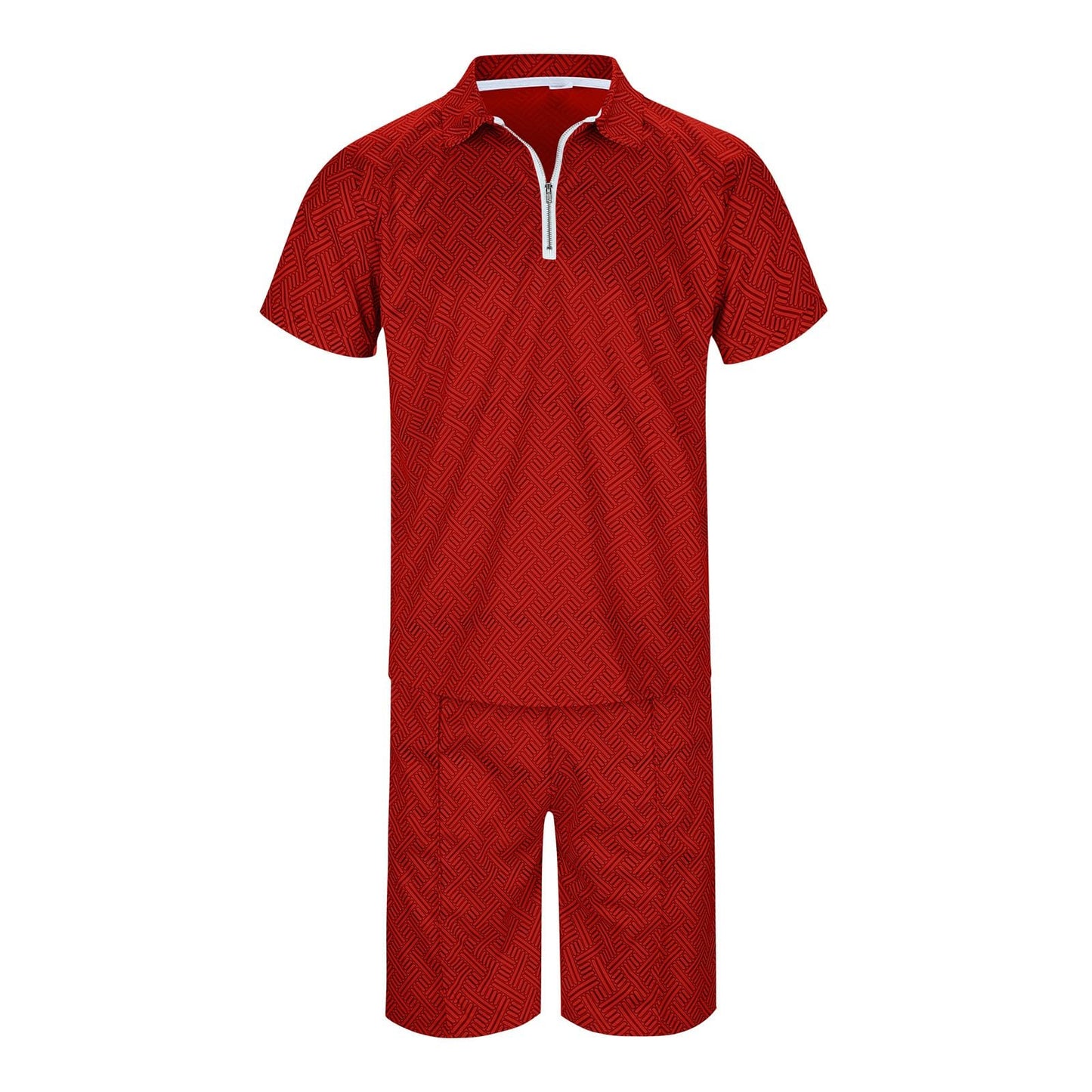 YWASYA sales today clearance,lightning deals of today prime,Two Piece Outfits Set for Men Short Sleeve Polo Shirts and Shorts Set Men's Short Set Outfit 2 Piece Summer Tracksuits