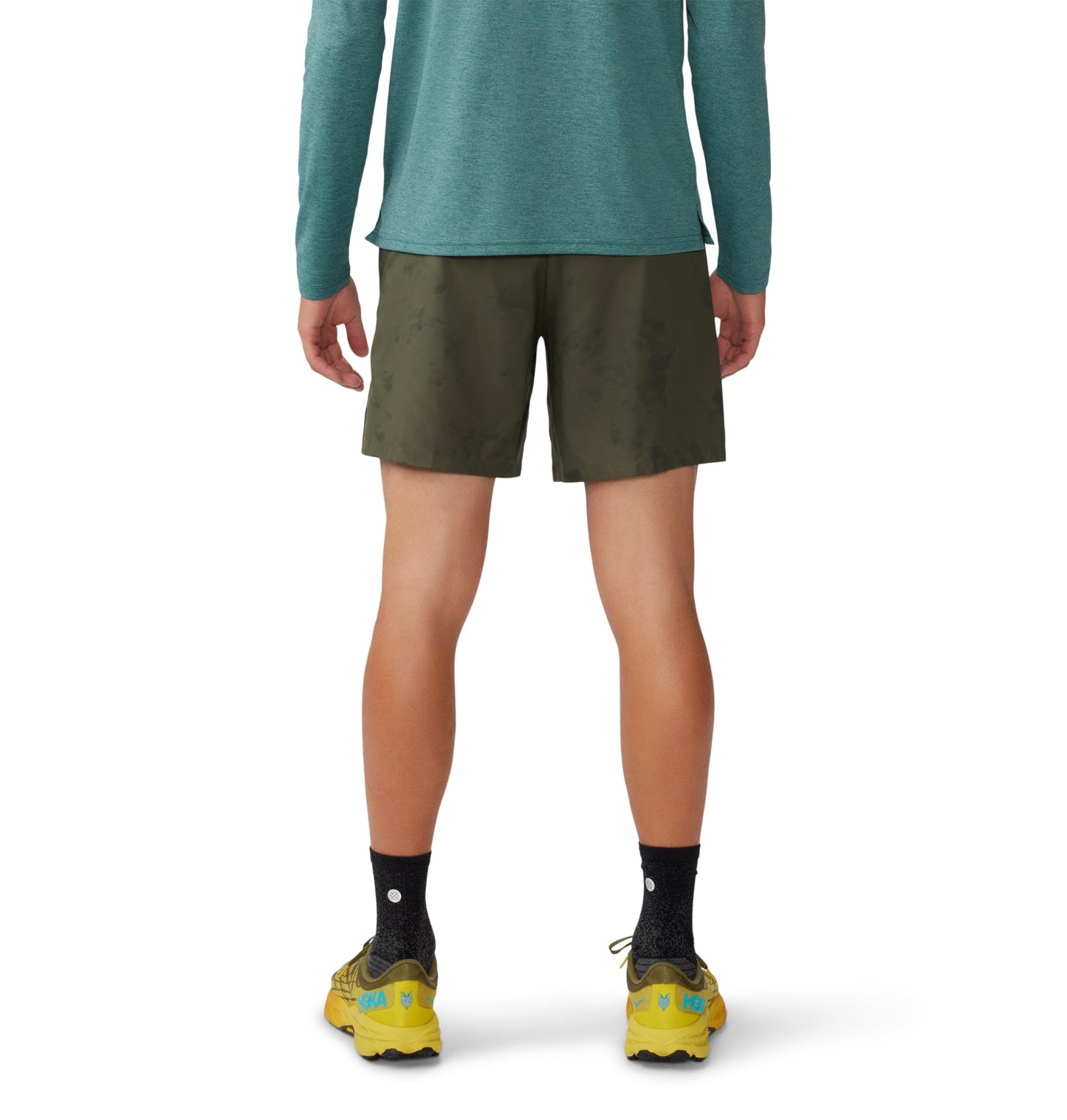 Mountain Hardwear Men's Standard Shade Lite Short, Dark Pine Nebula Print, XX-Large Long