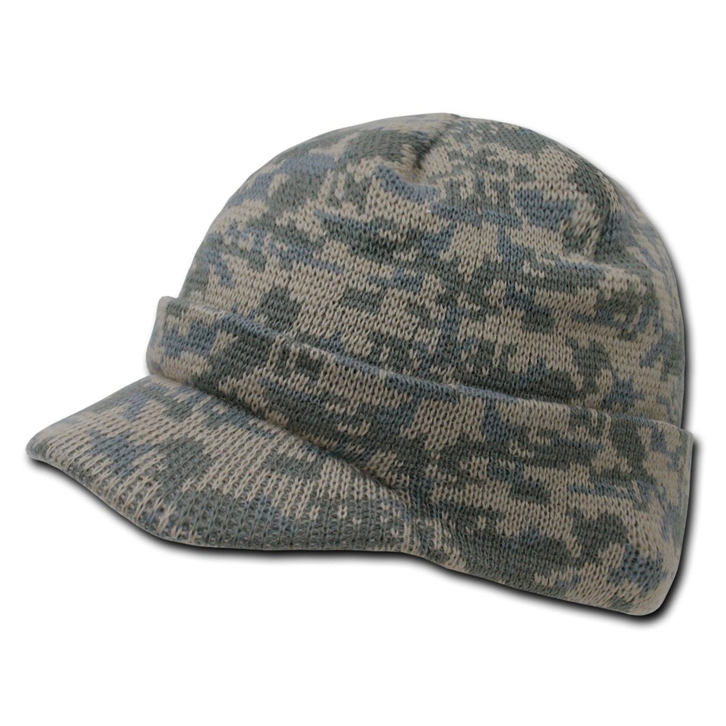Rapid Dominance mens Visor Beanie Hat, Universal Digital, One Size US