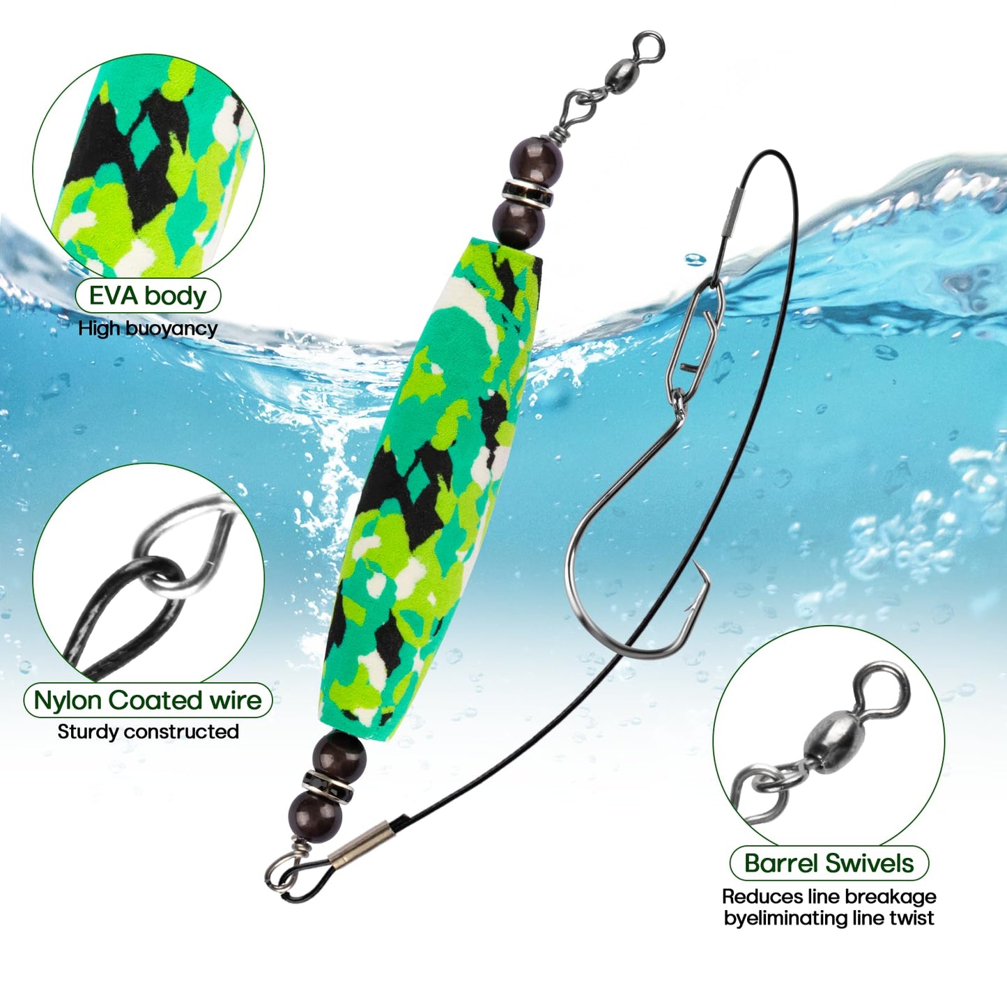 Catfish-Rig-for-Catfishing-Tackle-Santee-Cooper-Rig-for-Catfish Bait-Catfish-Rigs-for-Bank-Fishing-Chunky-Rigs-Catfish-Equipment