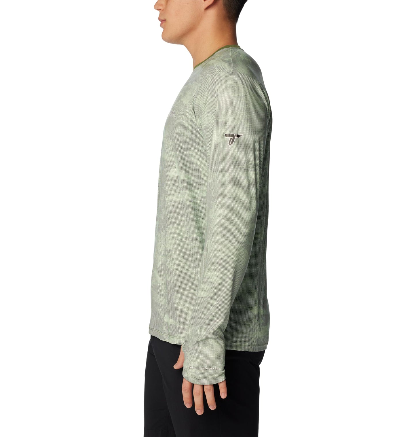 Columbia Men's Summit Valley Sun Deflector Long Sleeve Crew, Canteen Beachwood, XX-Large