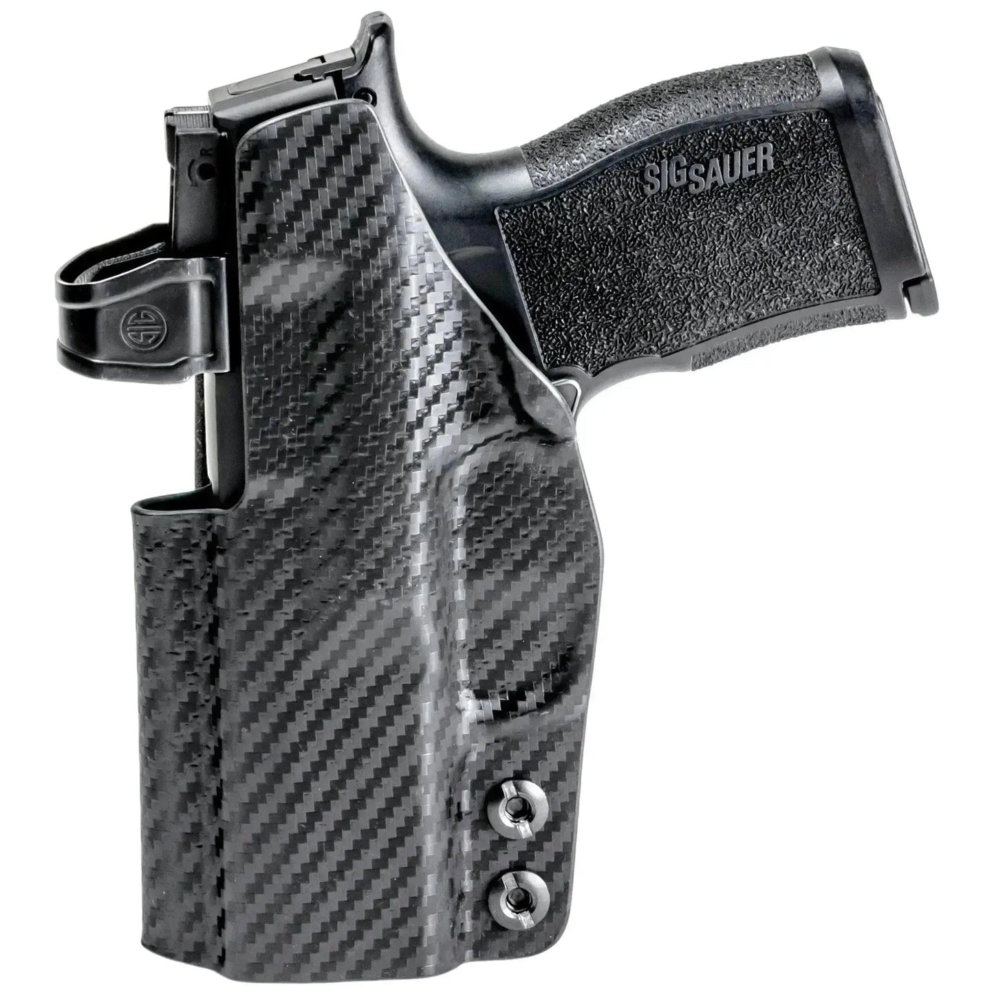 Concealment Express IWB Holster fits Glock 43/43X | RH | CF BLK KYDEX | USA Made | Rounded Gear
