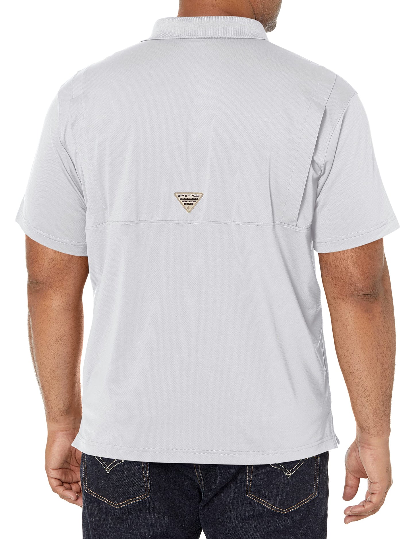 Columbia Men's PFG Skiff Cast Polo Shirt, Breathable, UV Protection