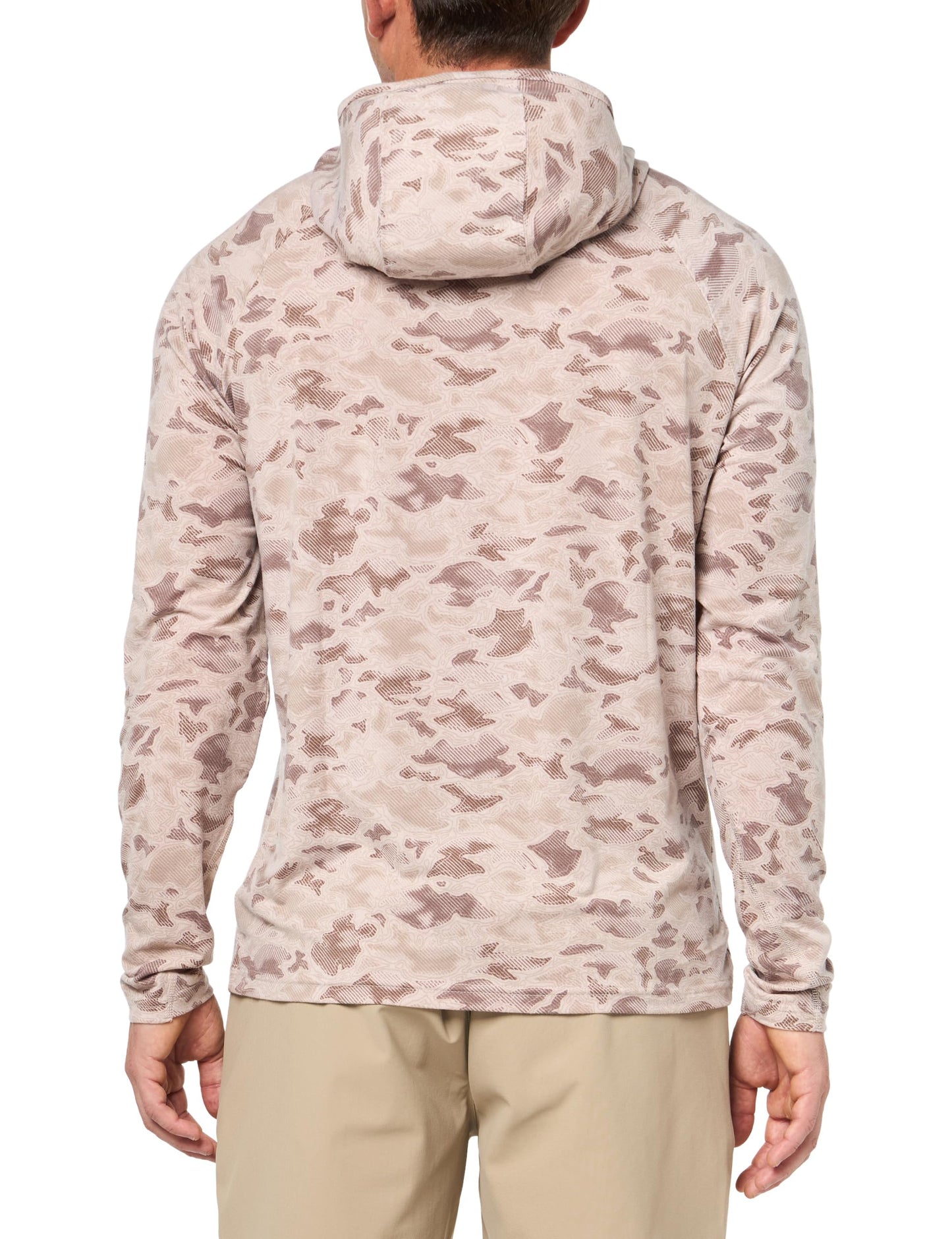 Columbia Men's PFG Uncharted Hoodie, Crushed Clay Uncharted Waters, Medium