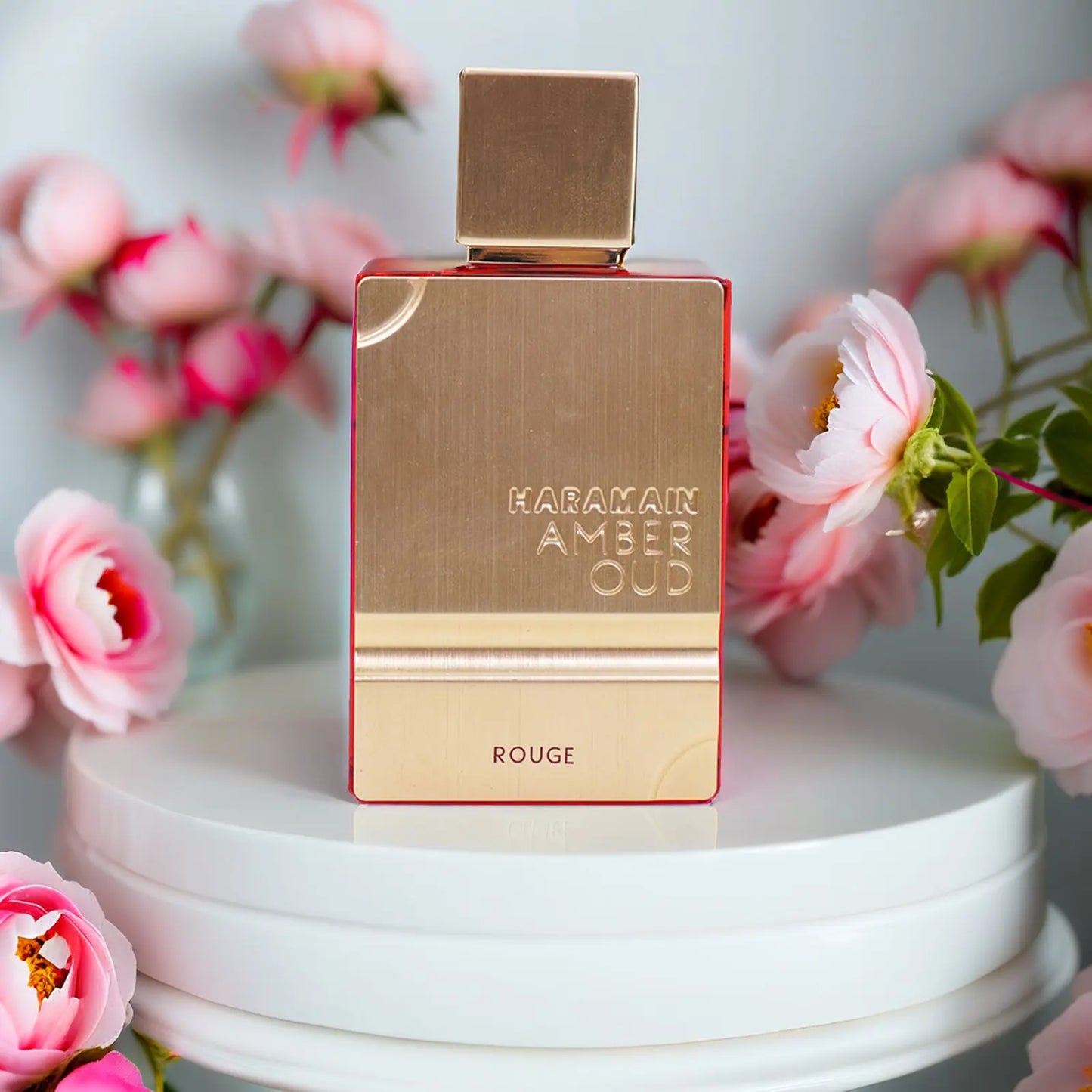 Amber Rouge Cologne 2.0oz/60ml | Al Haramain Unisex EDT Spray | Long-Lasting Scent, Perfect Holiday Gift for Him/Her