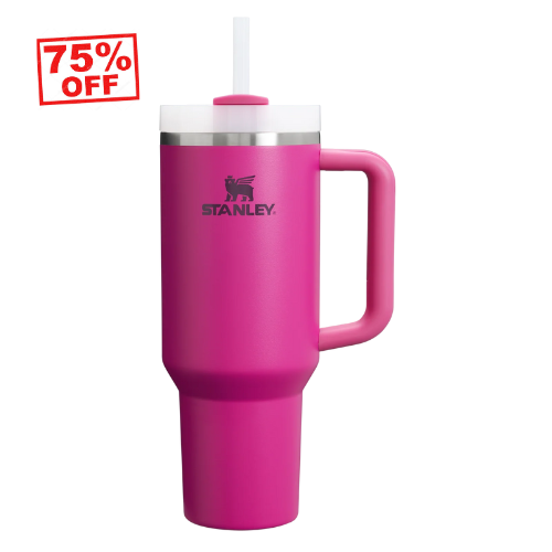 Stanley The Quencher H2.0 FlowState Tumbler, 40 oz., Fuchsia