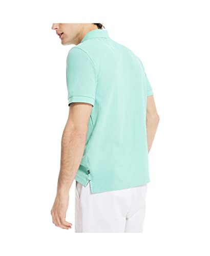 Nautica Men's Sustainably Crafted Classic Fit Performance Deck Polo, Poolside Aqua, X-Small