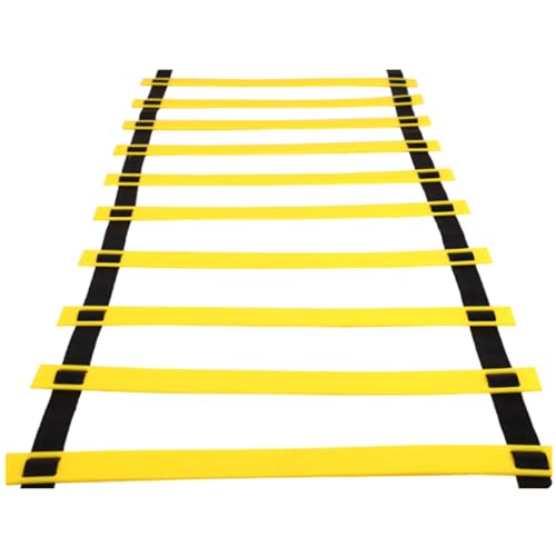 Naliyua Agility Ladder Speed Ladder Equipment Soccer Ball Football Flexibility Training Fitness Jumpings Ladders Footworks Set Footb