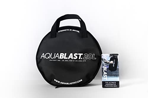 AquaBLAST Portable Fitness and Punching Bag, Water Exercise Equipment for Pools for a Total-Body, Low-Impact Workout, Pool Exercise Equipment, Sets Up in Seconds, Aquatic Exercise Equipment, 20 Liter