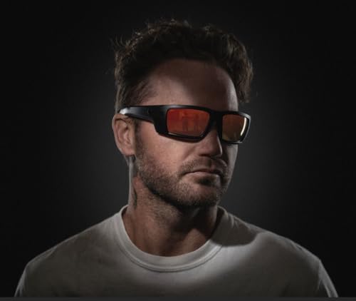 SPY+ - REBAR SE ANSI, Matte Black, Happy Gray Green Polar, Medium-Large, Sunglasses, Unisex, Adult