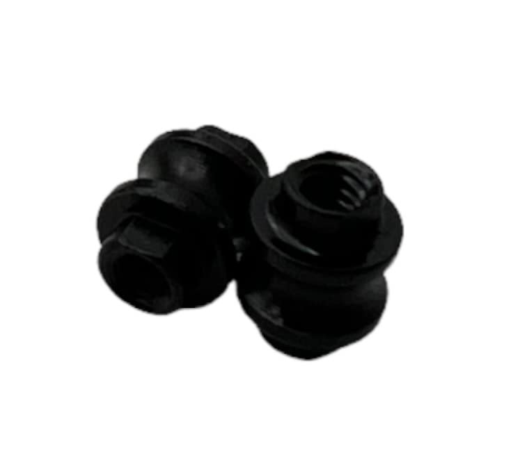 August Engineering Aluminum (Pair) Replacement Barrel Spacer Stand Off for Benchmade Bugout 535 & Mini Bugout 533 Knife not Included (Black)