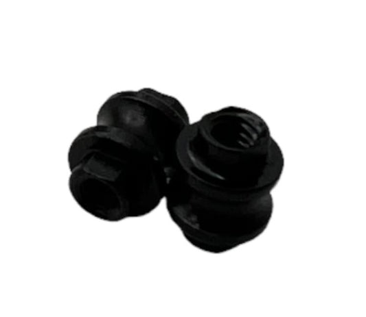 August Engineering Aluminum (Pair) Replacement Barrel Spacer Stand Off for Benchmade Bugout 535 & Mini Bugout 533 Knife not Included (Black)