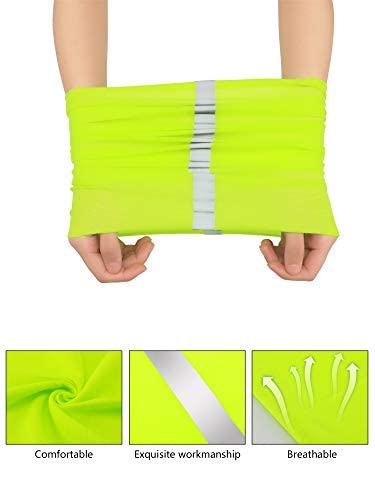 SATINIOR 8 Pieces Reflective Neck Gaiter for Men Cycling Balaclava Face Mask Cover Bandana Capuchas Para el sol Para Hombre