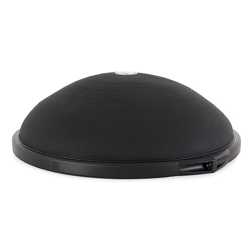 BOSU 26 Inch Pro Balance Trainer Ball Exercise Fitness Gym Equipment for Yoga, Sports, Personal Trainer, Rehabilitation, and Physical Therapy, Black