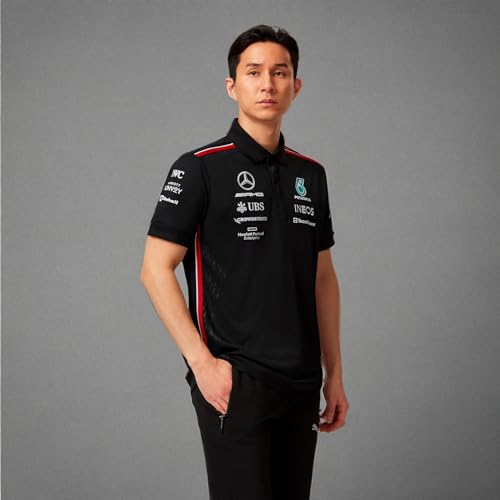 Mercedes AMG Petronas Formula One Team - 2023 Team Polo - Black - Men - Size: M
