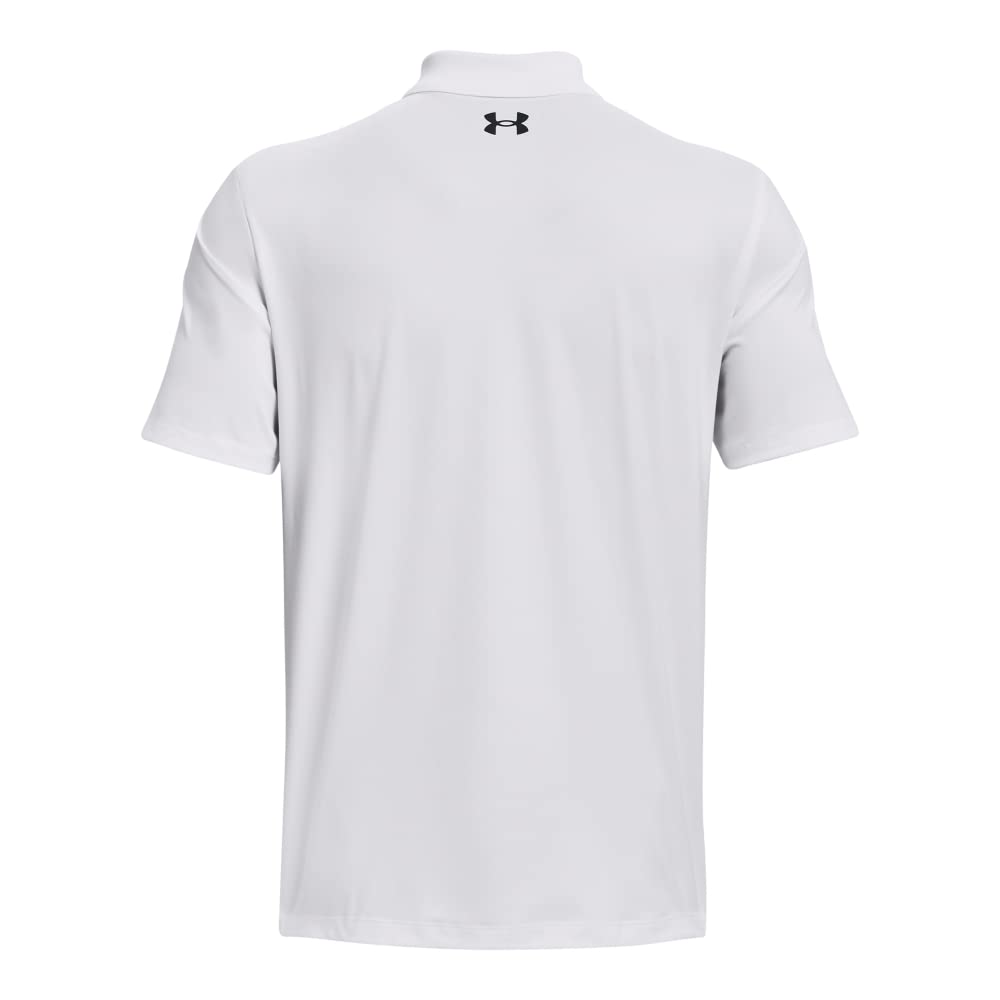 Under Armour Men's Performance 3.0 Polo, (100) White / / Pitch Gray, X-Large Tall