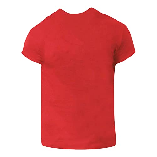 Ymosrh Clothes for Men Shirts, Patriotic American Flag Printed T-Shirt Casual Tees Work Shirts Mens Cotton (L, Red)