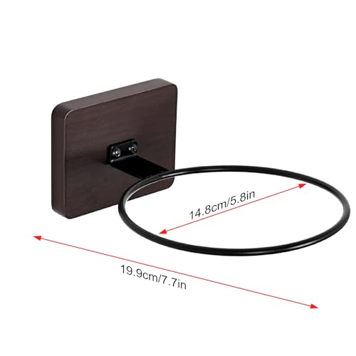 KAQUBE Basketball Holder Wall Mount, Ball Holder Sports Ball Storage Rack Football Volleyball Basketball Display Art Shelf for Men Boys Wall Room Décor w/Strong Structure, 1 Pack