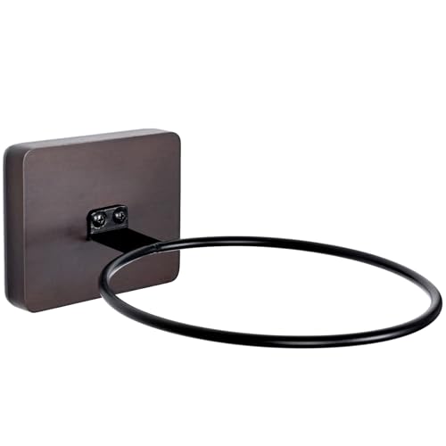 KAQUBE Basketball Holder Wall Mount, Ball Holder Sports Ball Storage Rack Football Volleyball Basketball Display Art Shelf for Men Boys Wall Room Décor w/Strong Structure, 1 Pack