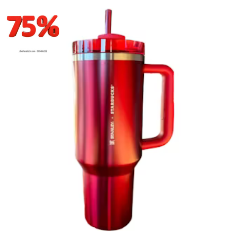 Stanley x Starbucks Red Quencher Flowstate 40 OZ Tumbler