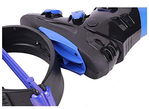 Jump Shoes | Bounce Shoes | Exercise & Fitness Adults Unisex 120LBS - 300LBS (Men's 6-8 150-250 LBS, Blue Black)