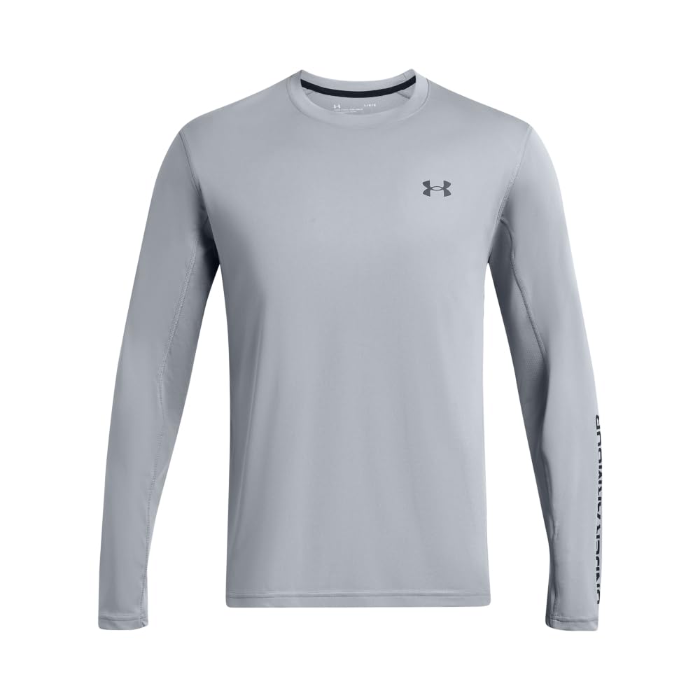 Under Armour Men's Drift Tide Knit Long-Sleeve T-Shirt, (035) Steel/Anthracite/Anthracite, Large