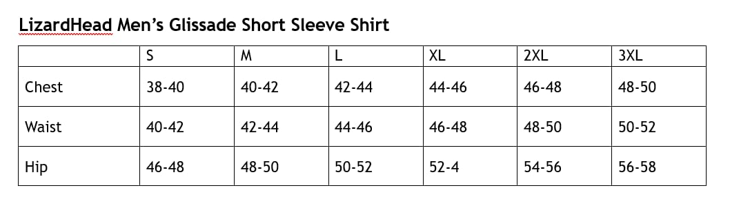 LizardHead Men's Glissade Short Sleeve Button Down Shirt - Quick Dry, Moisture Wicking, UPF 40+, Outdoor, Beach