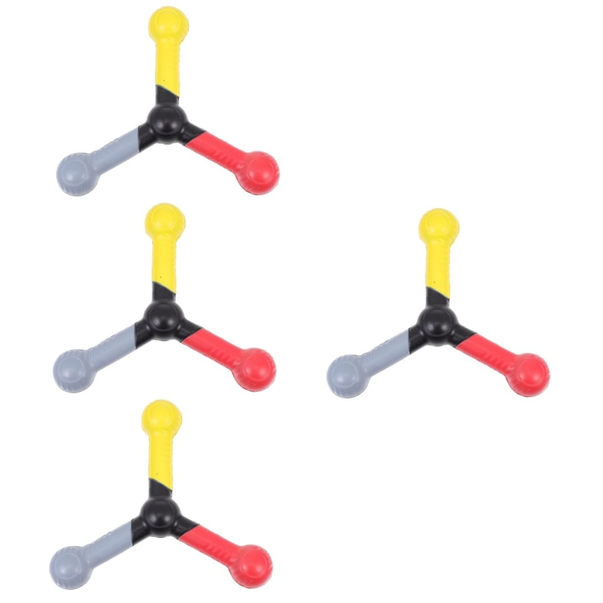 Vaguelly 4pcs Reaction Training Stick Ability Improving Tool Catching Stick Toy Tossing Catch Stick Agility Training Stick Soccer Drill Equipment Sports Football Handle Stick Pu