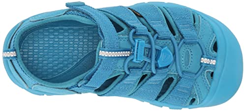 KEEN Newport H2 Closed Toe Water Sandals, Fjord Blue, 1 US Unisex Big Kid