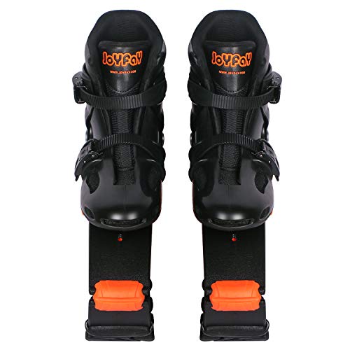 Joyfay Jumps Shoes for Fitness and Workout - Comfortable and Stylish Design - Premium Durable Materials - Unisex Design (Large, Black/Orange)