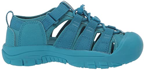 KEEN Newport H2 Closed Toe Water Sandals, Fjord Blue, 1 US Unisex Big Kid
