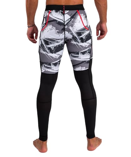 Venum Men's Standard Electron 3.0 Spats Grey/Red